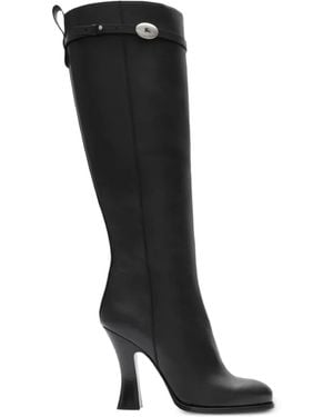 Burberry Kniehohe Pillar Stiefel - Schwarz