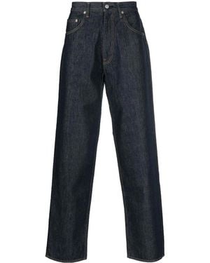 AURALEE Hard Twist Jeans Men Dark Blue In Cotton