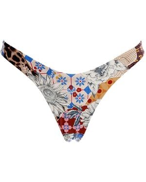 Agua Bendita Avy Quilt Bikinihöschen - Weiß