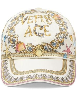Versace Gorra Underwater Barocco - Blanco