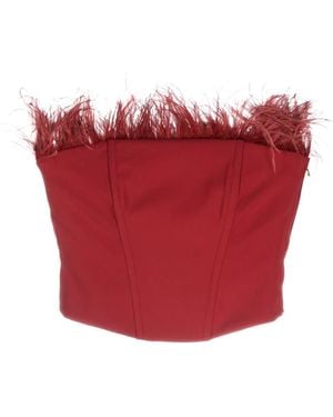 Patrizia Pepe Printed Top - Red