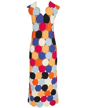 Simon Miller Muro Crochet Midi Dress - White