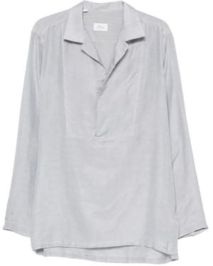 Brioni Camisa Evening - Gris