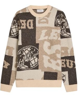 Les Deux Globe Crew Neck Jumper - Multicolour