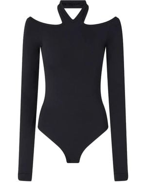 Pinko Cut-Out Long-Sleeve Bodysuit - Black