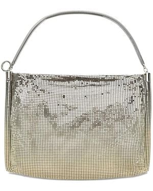 Rabanne Small Pixel Tube Shoulder Bag - Gray