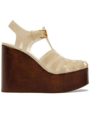 FARM Rio Fisherman Wedge Pumps - Brown
