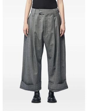 VAQUERA Baby Pleated Tailored Trousers - Grey
