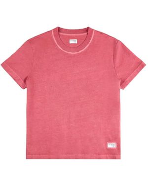 Fay Camiseta Archive Con Parche Del Logo - Rosa