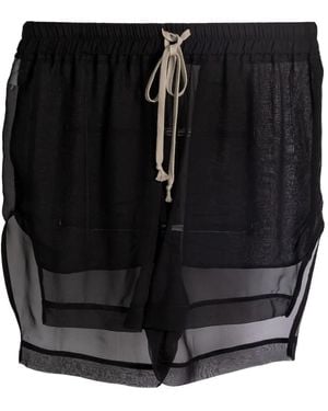 Rick Owens レザーショートパンツ Mサイズ レディース RICK OWENS レザー ショートパンツ | NET-A-PORTER