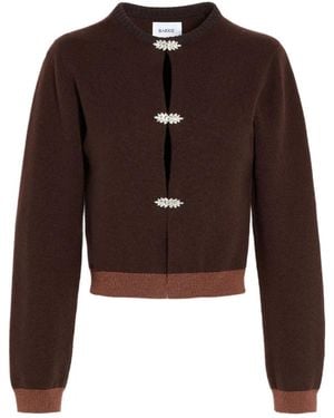 Barrie Cardigan À Ornements - Marron
