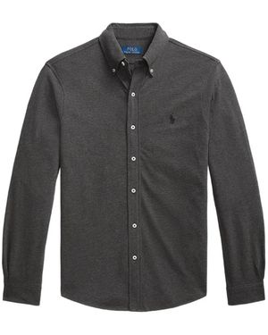 Polo Ralph Lauren Featherweight Mesh Shirt - Grey