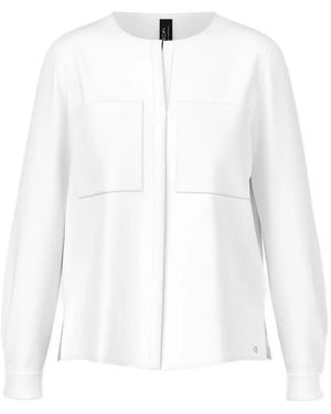 Marc Cain Chest-Pocket Blouse - White