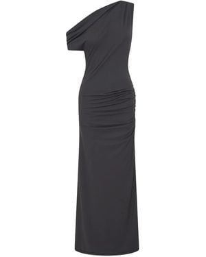 Nicholas One-Shoulder Maxi Dress - Blue