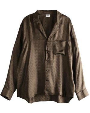 Saint Laurent Long Sleeve Shirt - ブラウン