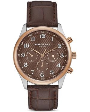 Kenneth Cole Montre Chronographe Mm - Brown