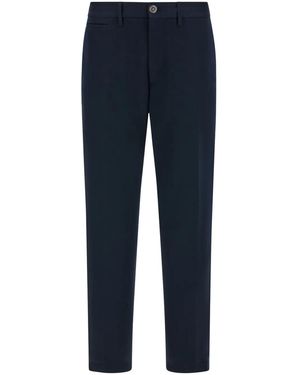 BOGGI Stretch-Cotton Trousers - Blue