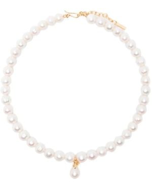COMPLETEDWORKS Pearl-Pendant Necklace - White