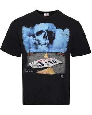 Earthling VIP Graphic-Print T-Shirt - Black