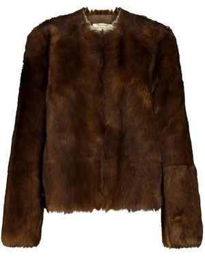 Zimmermann Shearling leather jacket - Marrón