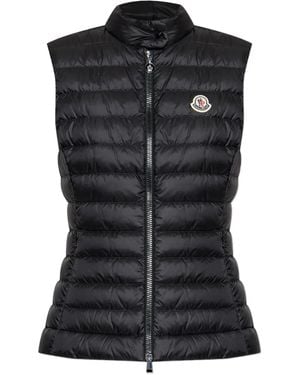 Moncler Gilet Imbottito Smanicato - Nero