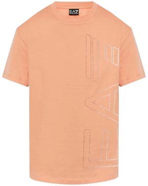 EA7 ロゴ Tシャツ - ホワイト