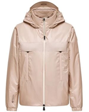 Moncler Fergana Wahterproof Hooded Jacket - Natural