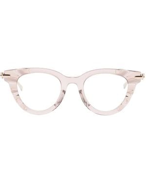 Megane and Me Klassische Cat-Eye-Brille - Pink
