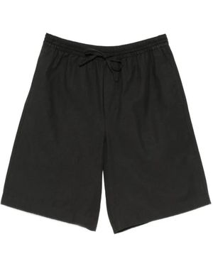 DUNST Shorts Mit Kordelzug - Schwarz