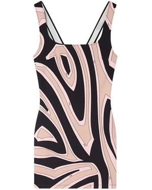 PUCCI Labirinto Print Dress - White