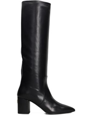 Via Roma 15 Pointed-Toe Knee-High Boots - Black