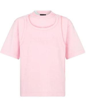 DSquared² Sun Bleached2 Lose Fit T-Shirt - Pink