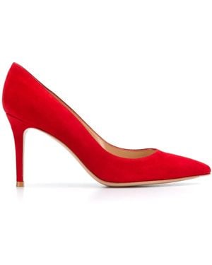 Gianvito Rossi Gianvito スエードパンプス 105mm - レッド