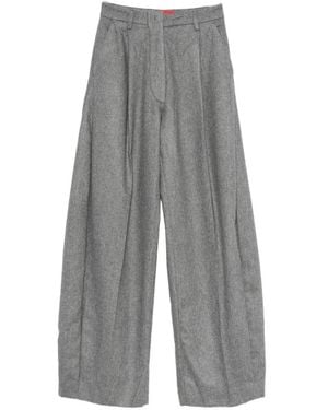 Thelatest E-Billie Pleated Pants - Gray