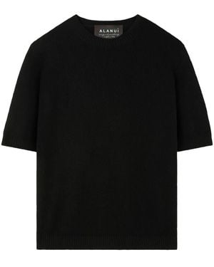 Alanui A Finest Knit Crew-Neck T-Shirt - Black