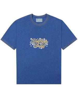 Kidsuper T-Shirt À Imprimé Graphique - Blue