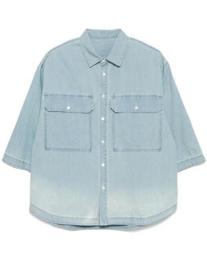 CROQUIS Camicia A Maniche Corte - Blu