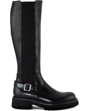 Guglielmo Rotta Stiefel mit Schnallendetail - Schwarz