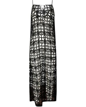 #MSM Crochet Midi Dress - White