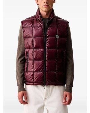 ARMANI EXCHANGE Nylon Down Quilted Gilet - Red