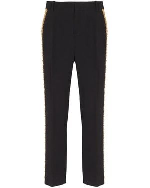 Balmain ストレートパンツ - ブラック