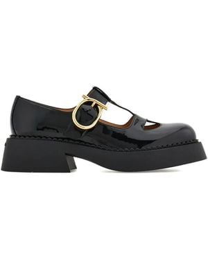 Ferragamo Escarpins À Boucle - Noir
