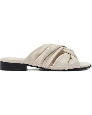 SCAROSSO Bebe Slides - White
