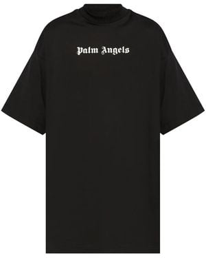 Palm Angels ロゴ Tシャツワンピース - ブラック