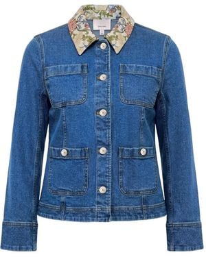 Cinq À Sept Dalton Denim Jacket - Blue