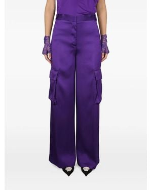 Versace Duchesse Cargo Pants - Purple