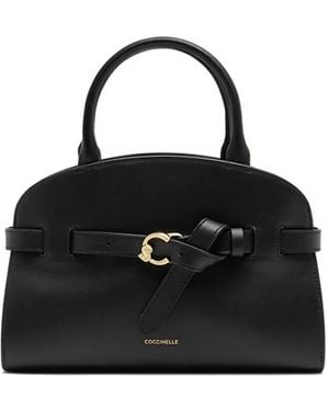 Coccinelle Small Sabine Knotted Belt Tote Bag - Black