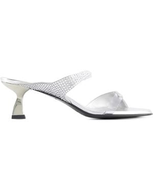 NODALETO Dona Luna Sandalen Mit Absatz 50Mm - Weiß