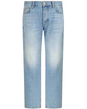 ARMANI EXCHANGE Jean À Effet Délavé - Bleu