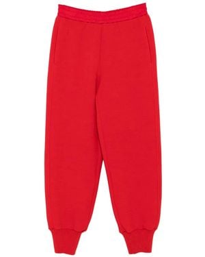 Jil Sander Elasticated Track Trousers - Red